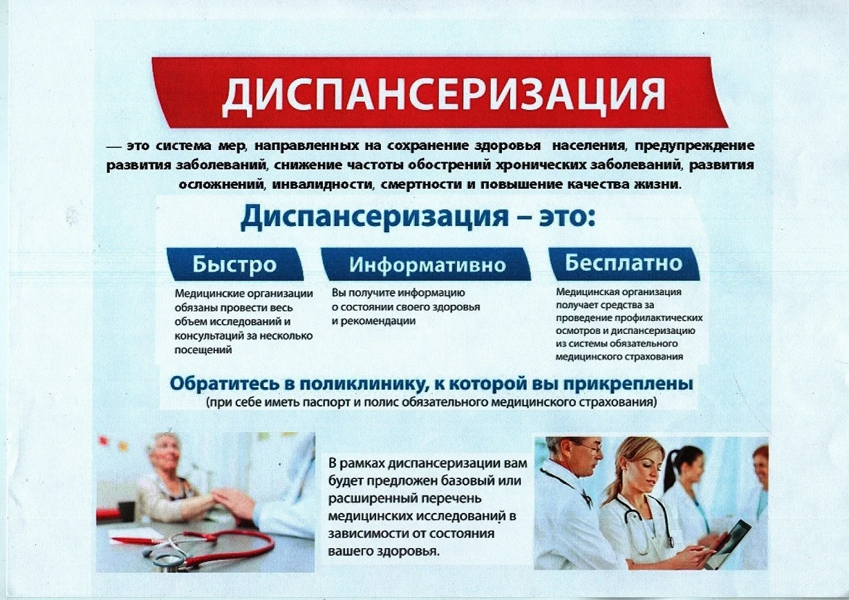 ПРОВЕДЕНИЕ ДИСПАНСЕРИЗАЦИИ И ПРОФИЛАКТИЧЕКИХ ОСМОТРОВ